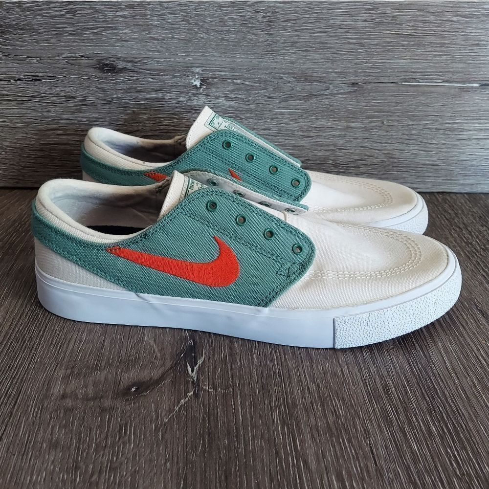 Nike Zoom Stefan Janoski Canvas RM SB Sage Fire Men’s Shoes Size 8 Multicolored